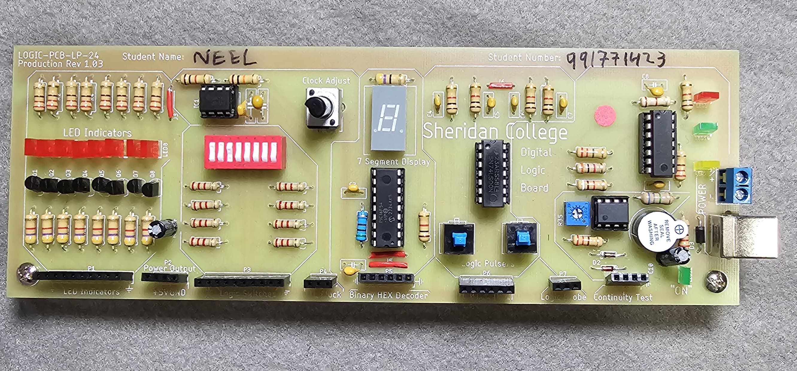 Assembling and Testing the Logic PCB LP24
